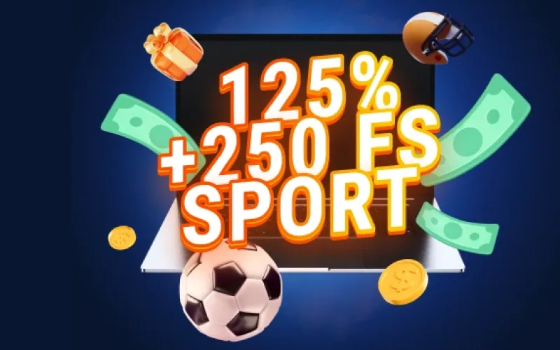 Get a 125% sports bonus on your first deposit at Mostbet.